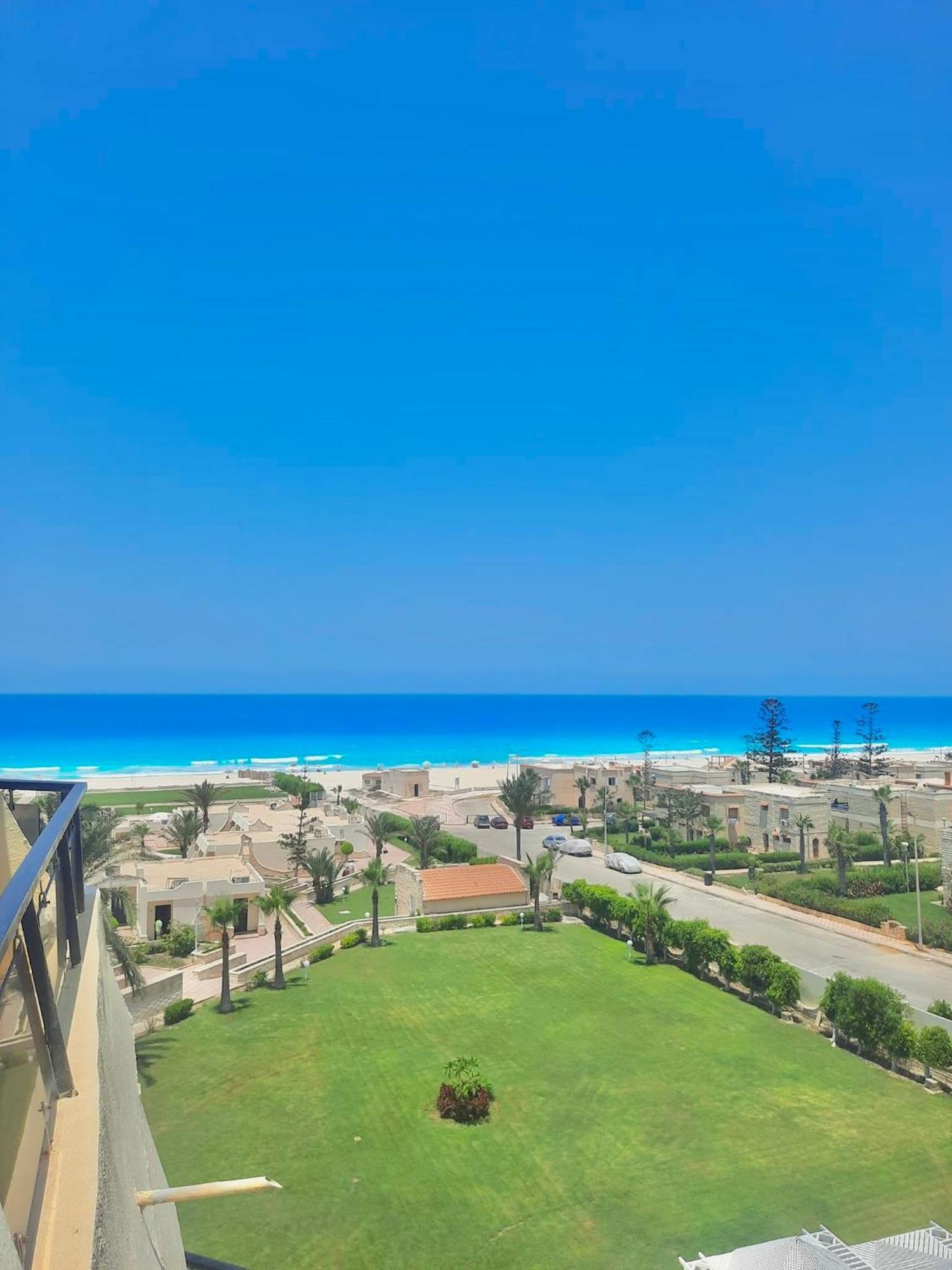 Borg El Arab Beach Resort Ngoại thất bức ảnh View of the Mediterranean Sea from the city